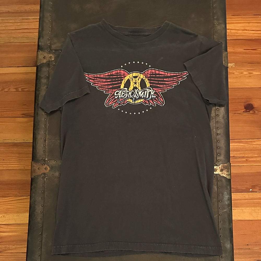 Aerosmith Black Graphic Tee